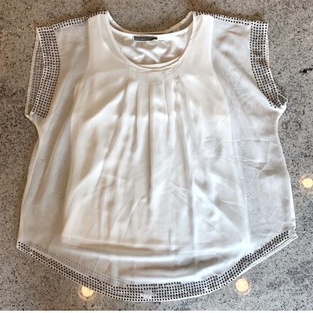 Liquid by Sionio Sheer Sequined Top